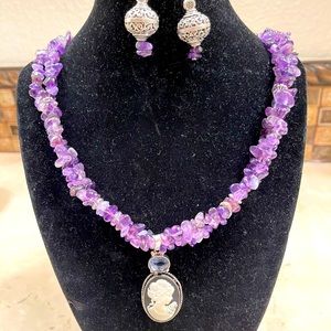 Sterling silver with semiprecious stones